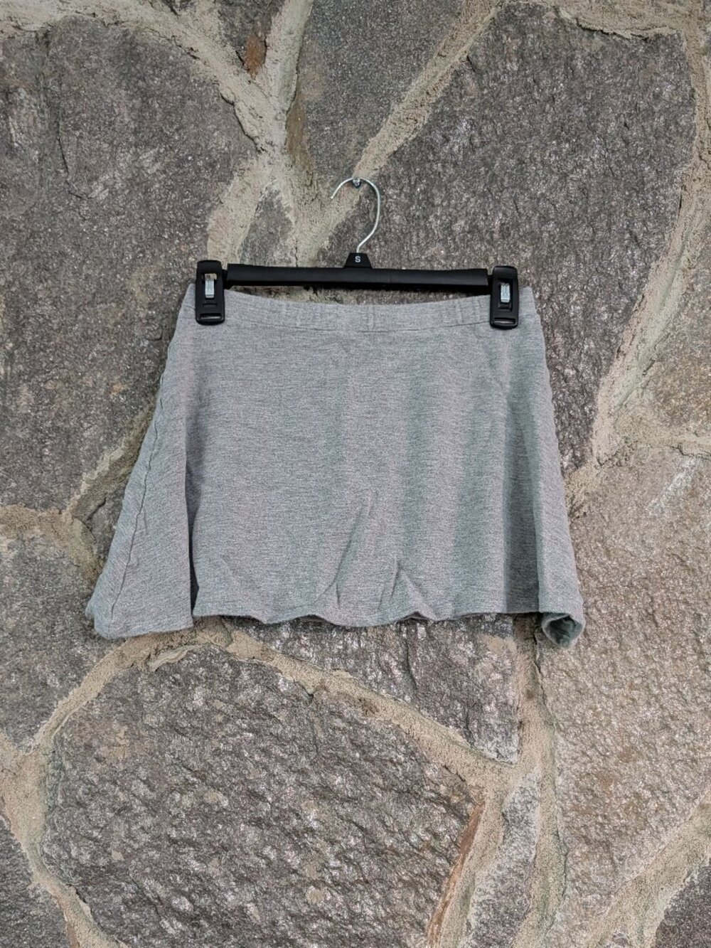 Gray Mini Skirt